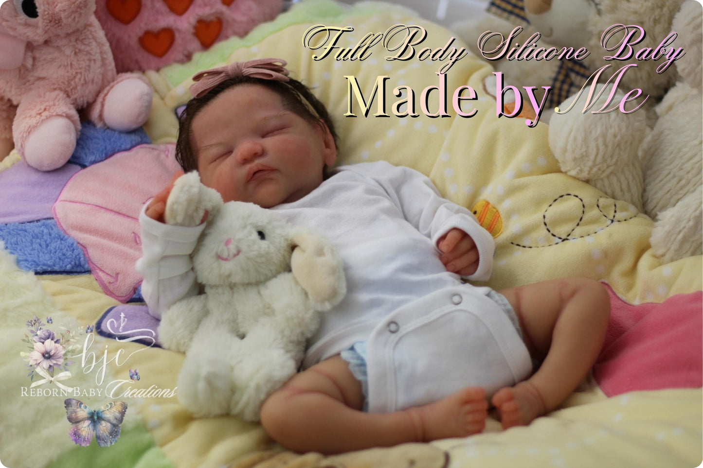 Super Soft Silicone Baby: Emma by Dawn Donofrio, Opened Mouth. 21 Inches 8lbs 4 oz.