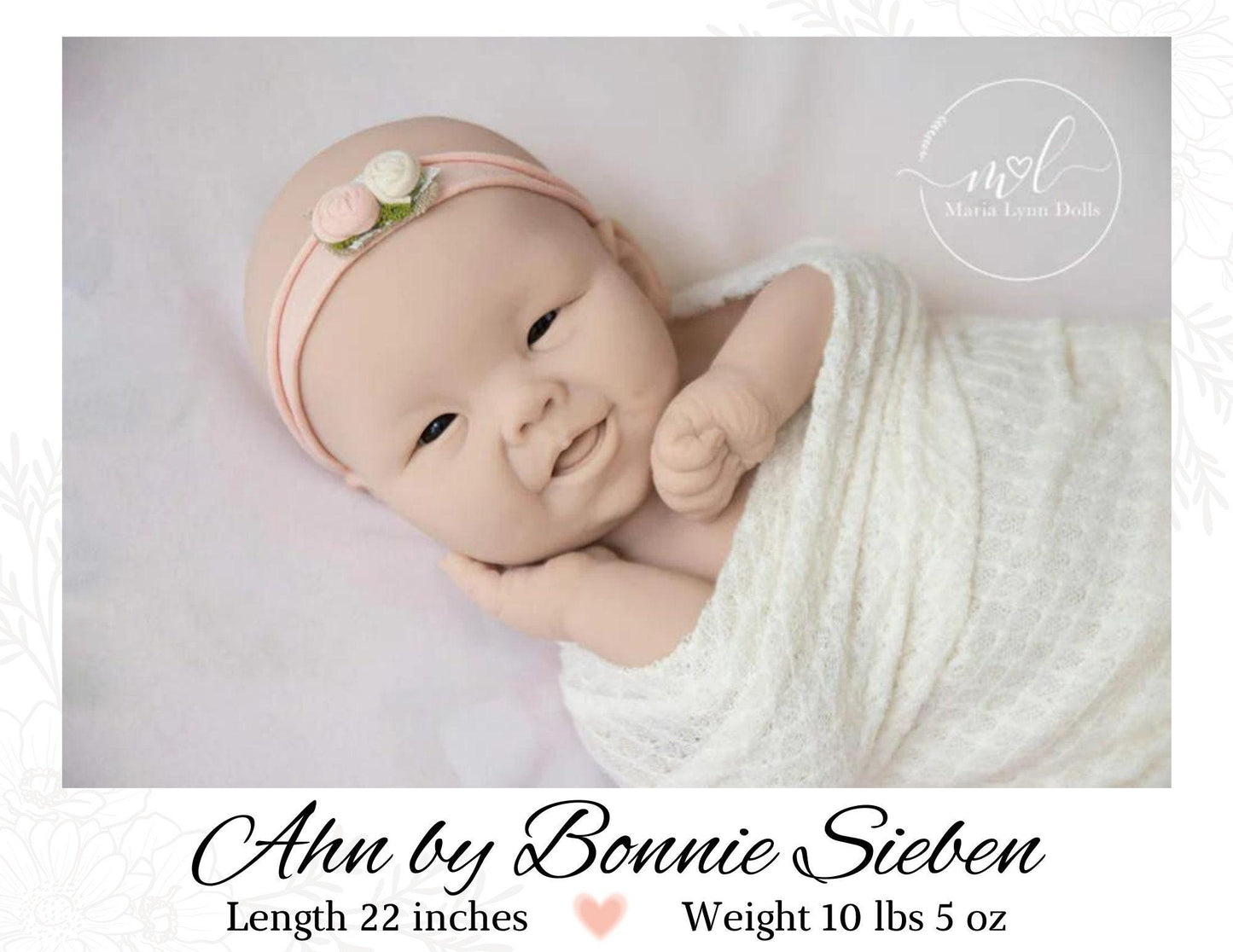 Ahn Full Body Silicone Baby by Bonnie Sieben (22 inches)
