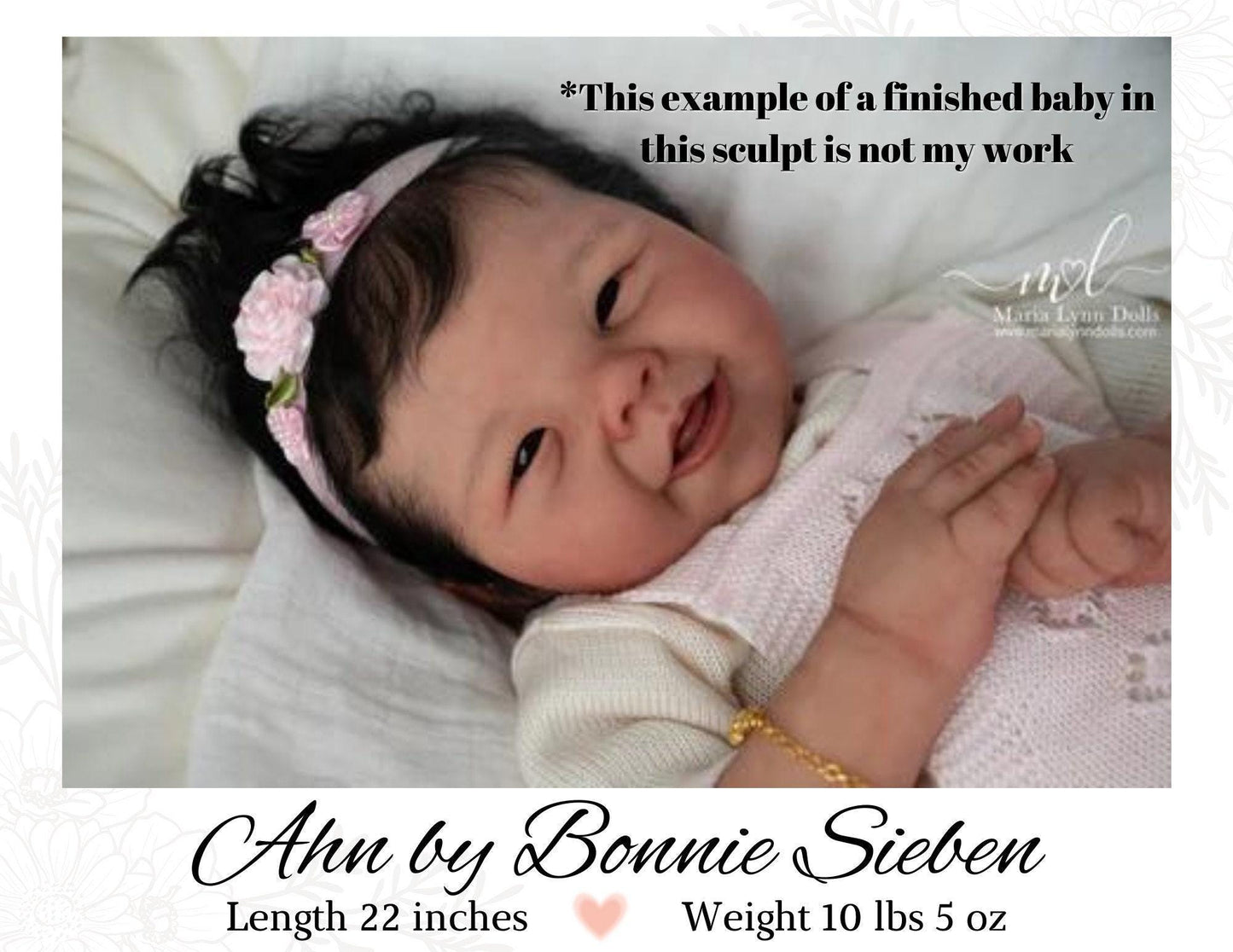 Ahn Full Body Silicone Baby by Bonnie Sieben (22 inches)