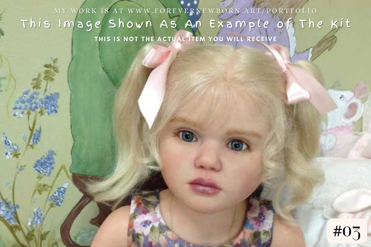 Adelia Reborn Toddler Doll by Olga Tschenskaja **BACKORDERED KIT** (5-6 Year Old Size)