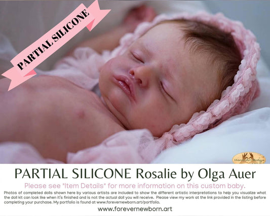 Rosalie Partial Silicone Baby Doll (20" + Full Limbs)