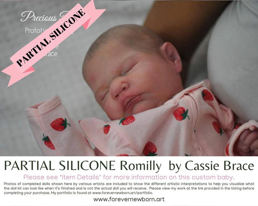 Romilly Partial Silicone Baby Doll (18"+ Full Limbs)