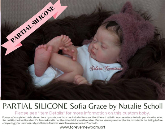 Sofia Grace Partial Silicone Baby Doll (18" + Full Limbs)