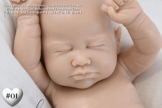 Full Body Silicone Baby Andi by Shi Mrofka (16 inches)