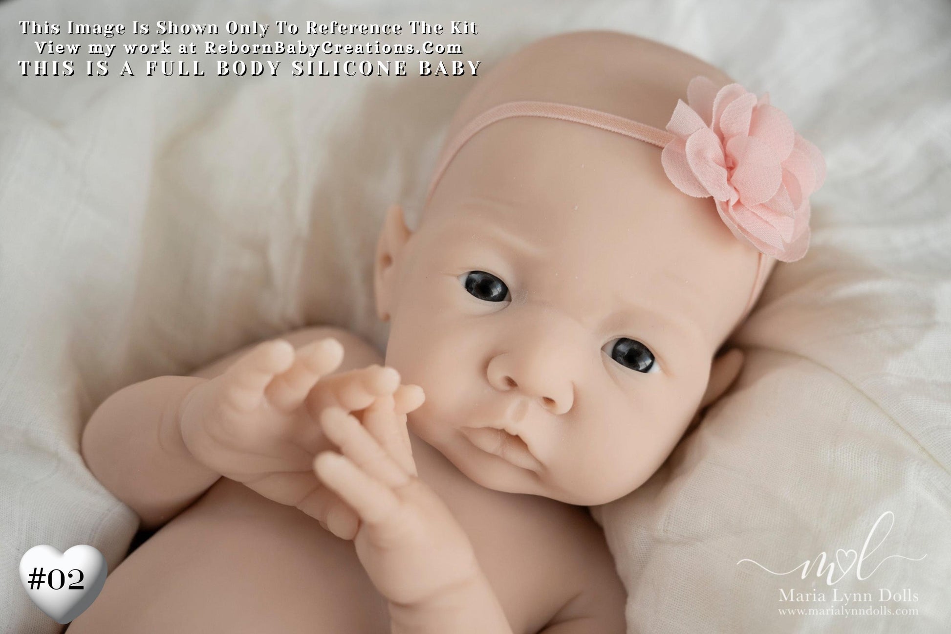 Full Body Silicone Baby Alena - Drink & Wet - by Shi Mrofka (19.5in, 8lb 2oz)