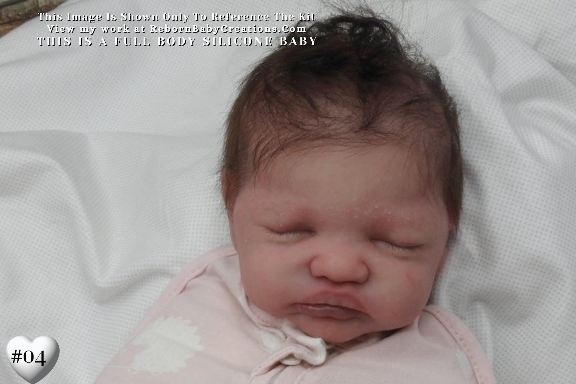 ALMOST GONE! Olive full silicone baby by Izzy Zhao. (19.5” long 6 lbs 13 oz). Opened mouth + tongue. Armatures are available.