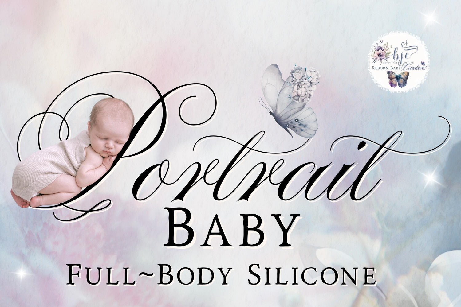 Custom Portrait Baby ~ Full Body Platinum Silicone