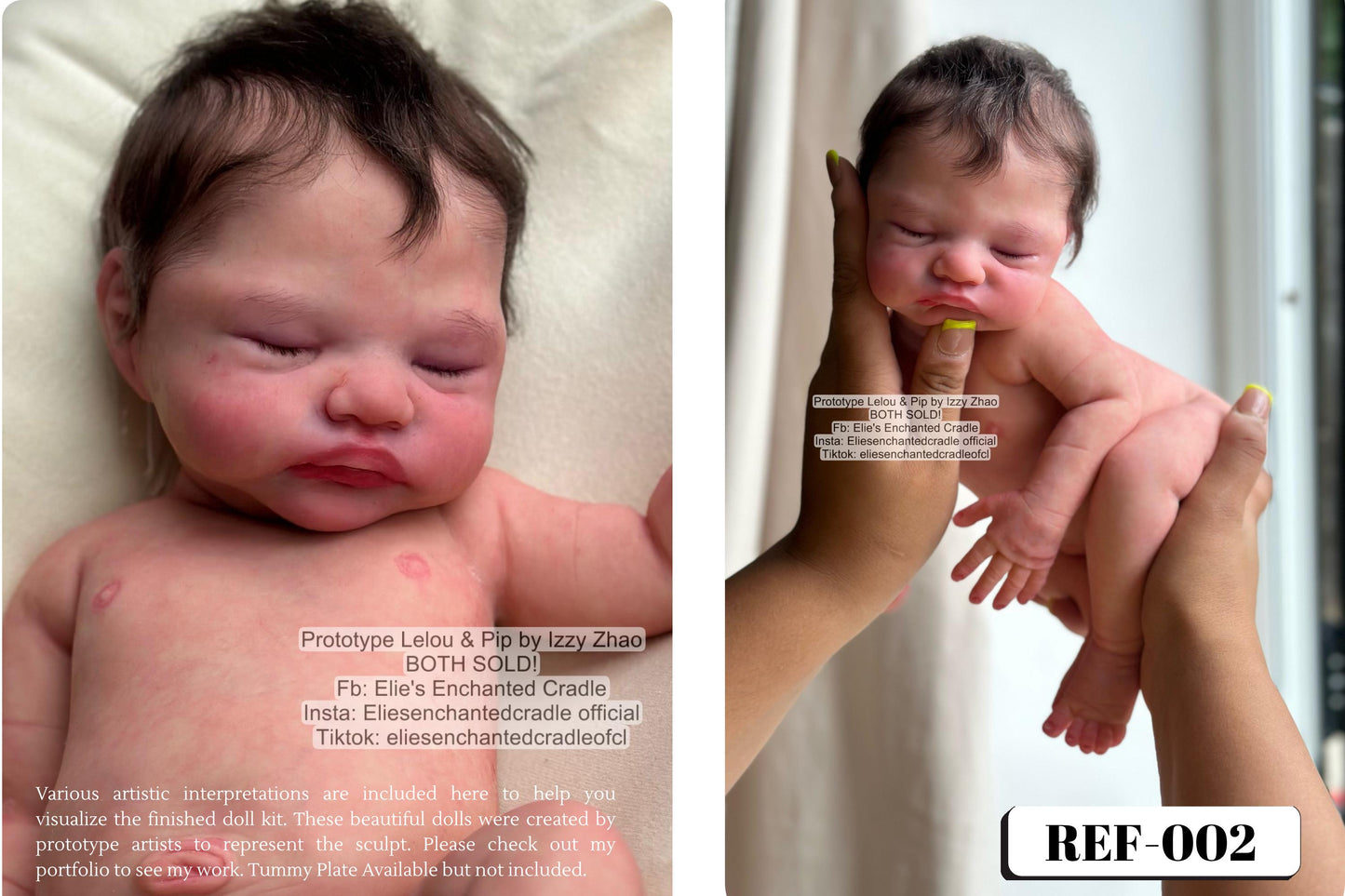 LAST CHANCE! Full Silicone Baby LeLou by Izzy Zhao (16.5 inches)