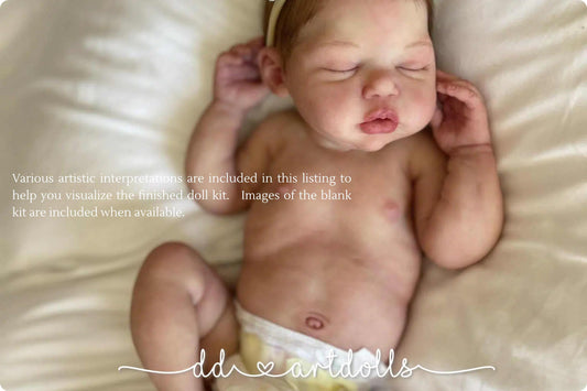 Super Soft Silicone Baby: Emerson by Dawn Donofrio, Opened Mouth. 21 Inches 7lbs 14 oz.