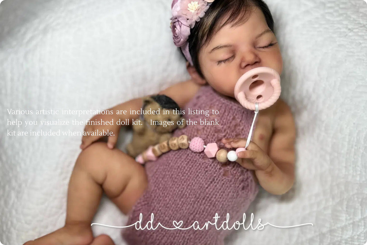 Super Soft Silicone Baby: Emerson by Dawn Donofrio, Opened Mouth. 21 Inches 7lbs 14 oz.