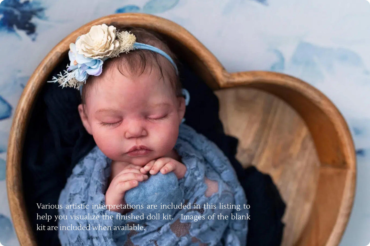 Super Soft Silicone Baby: Emma by Dawn Donofrio, Opened Mouth. 21 Inches 8lbs 4 oz.