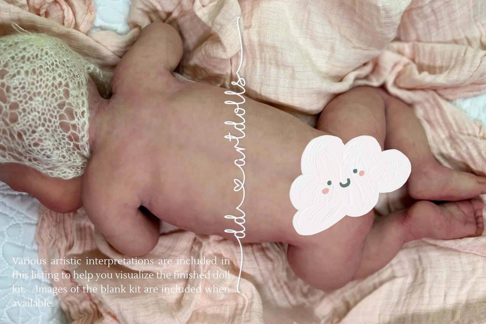 Super Soft Silicone Baby: Emerson by Dawn Donofrio, Opened Mouth. 21 Inches 7lbs 14 oz.