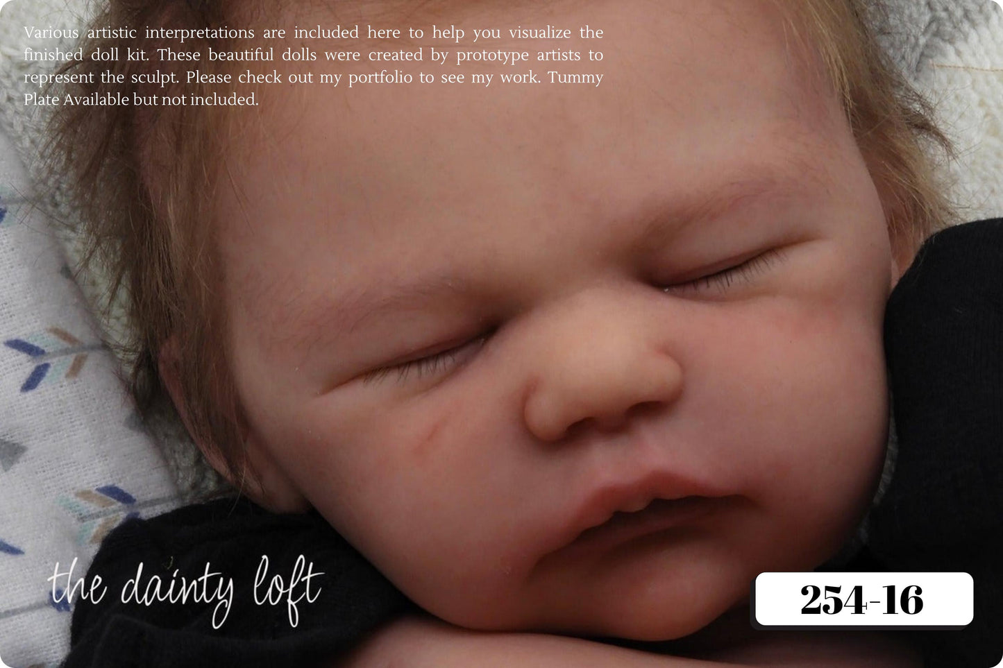 Full Silicone Baby Kaillie/Kellan Asleep (19.5 inches 7lbs 6oz)