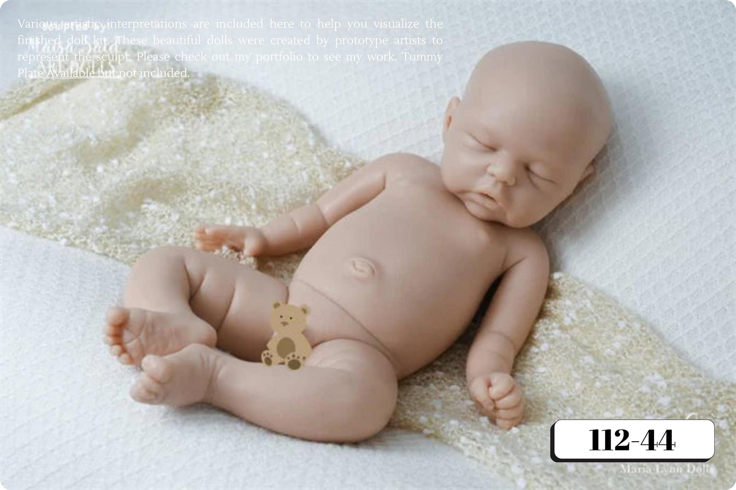 Full Silicone Baby Annelene/Andrew Asleep by Maissa Said (17.5 inches 5lbs 6oz)