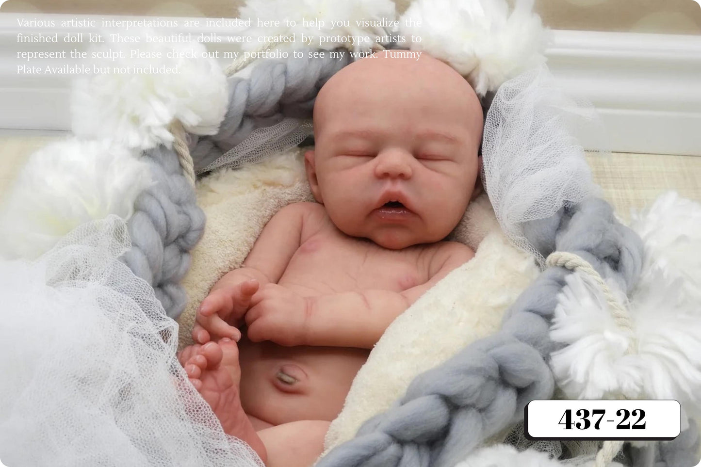 Full Silicone Baby Annelene/Andrew Asleep by Maissa Said (17.5 inches 5lbs 6oz)