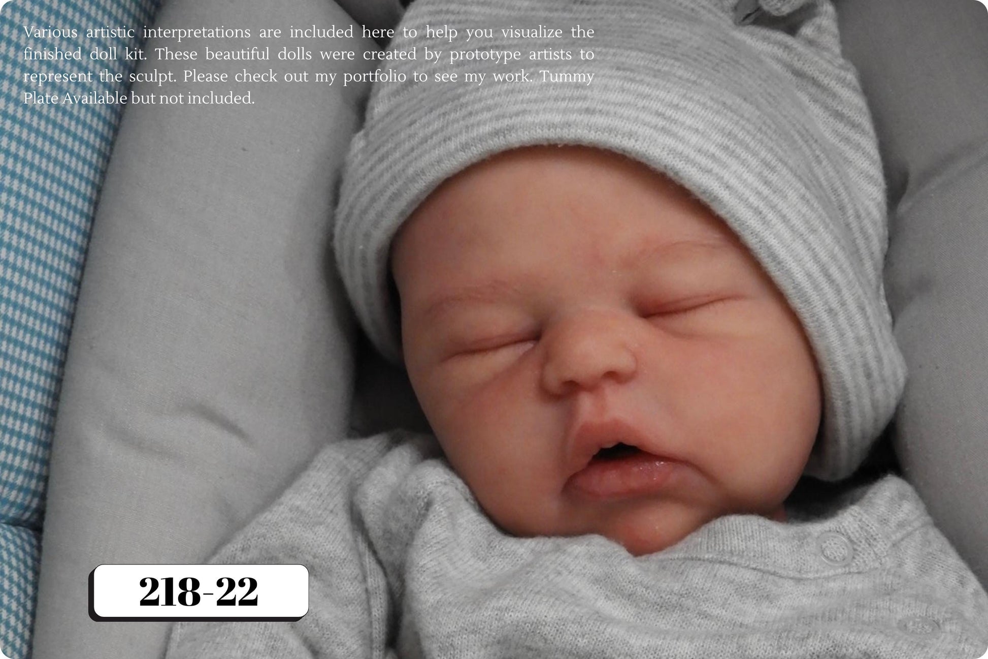 Full Silicone Baby Annelene/Andrew Asleep by Maissa Said (17.5 inches 5lbs 6oz)