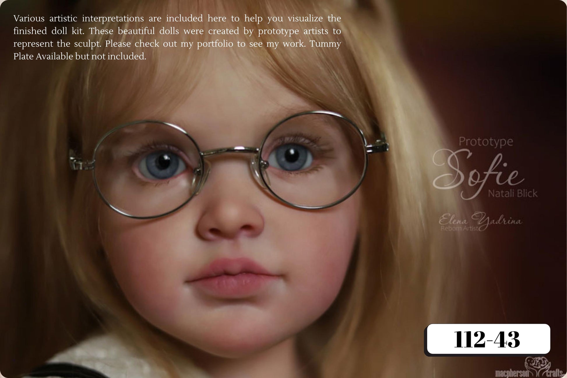 Sofie by Natali Blick (39" inches tall) ***NEW KIT