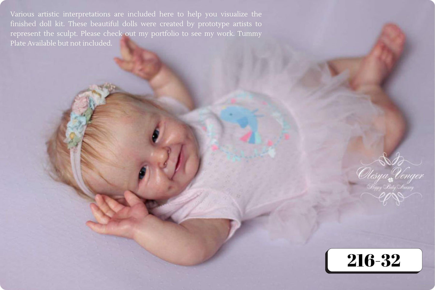 Reborn Doll Girl or Boy, LE Shaya by Bonnie Sieben (21" Full Limbs)