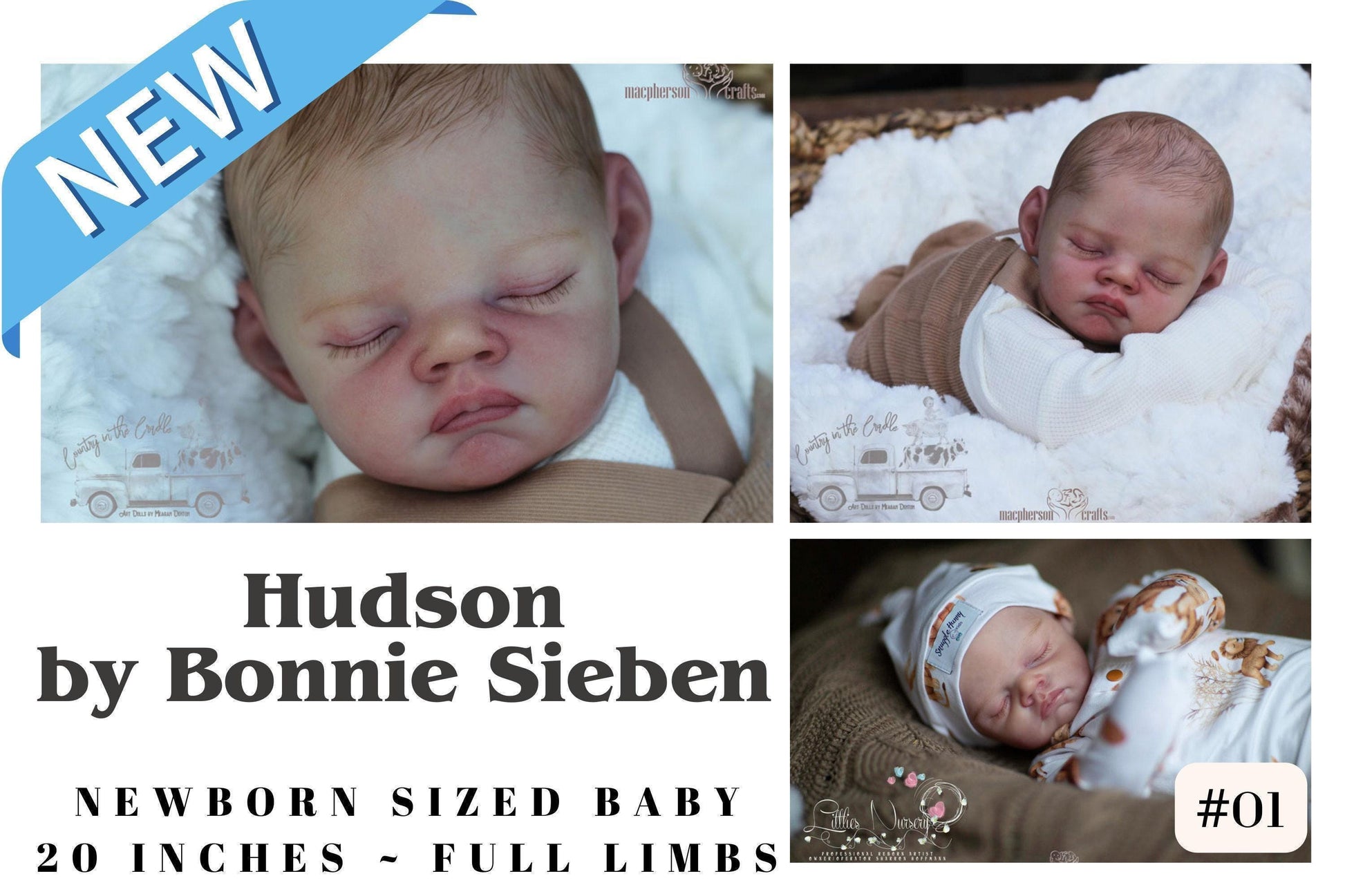 Hudson by Bonnie Sieben (20 inches Full Limbs)