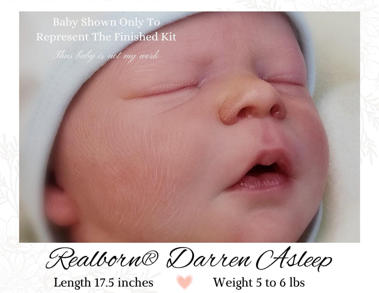 Realborn® Darren Asleep (19"+Full Limbs)