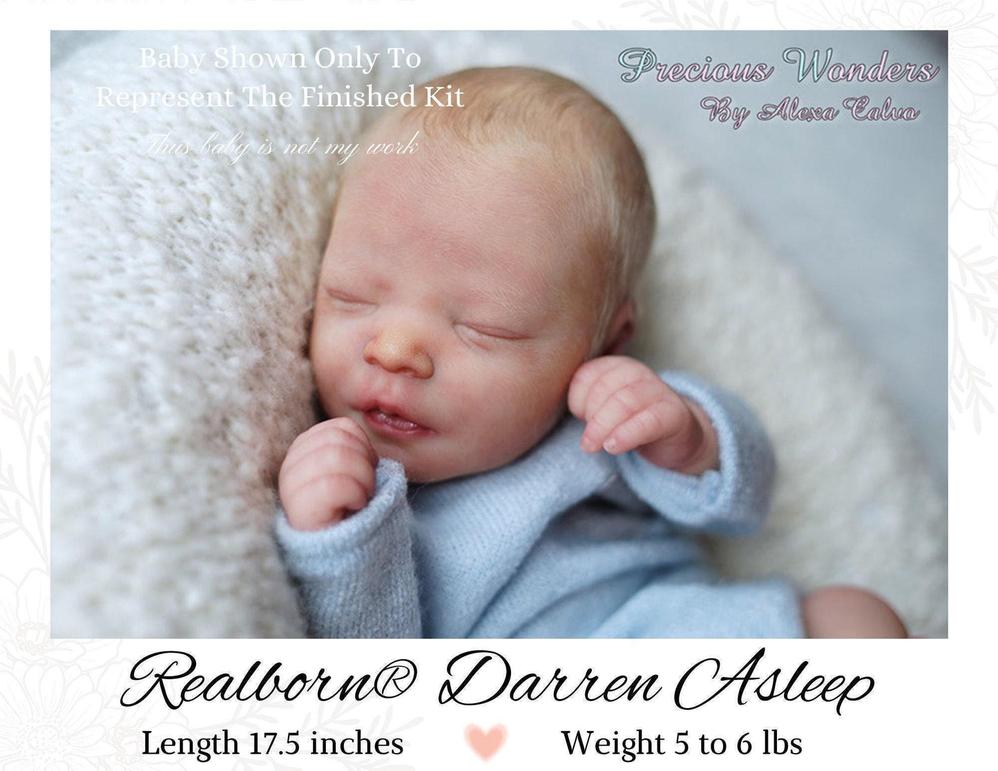 Realborn® Darren Asleep (19"+Full Limbs)