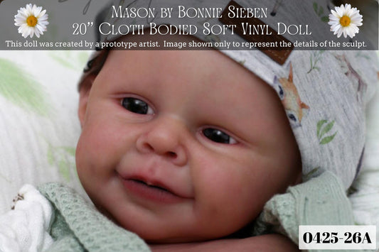 Mason by Bonnie Sieben (20"+Full Limbs)