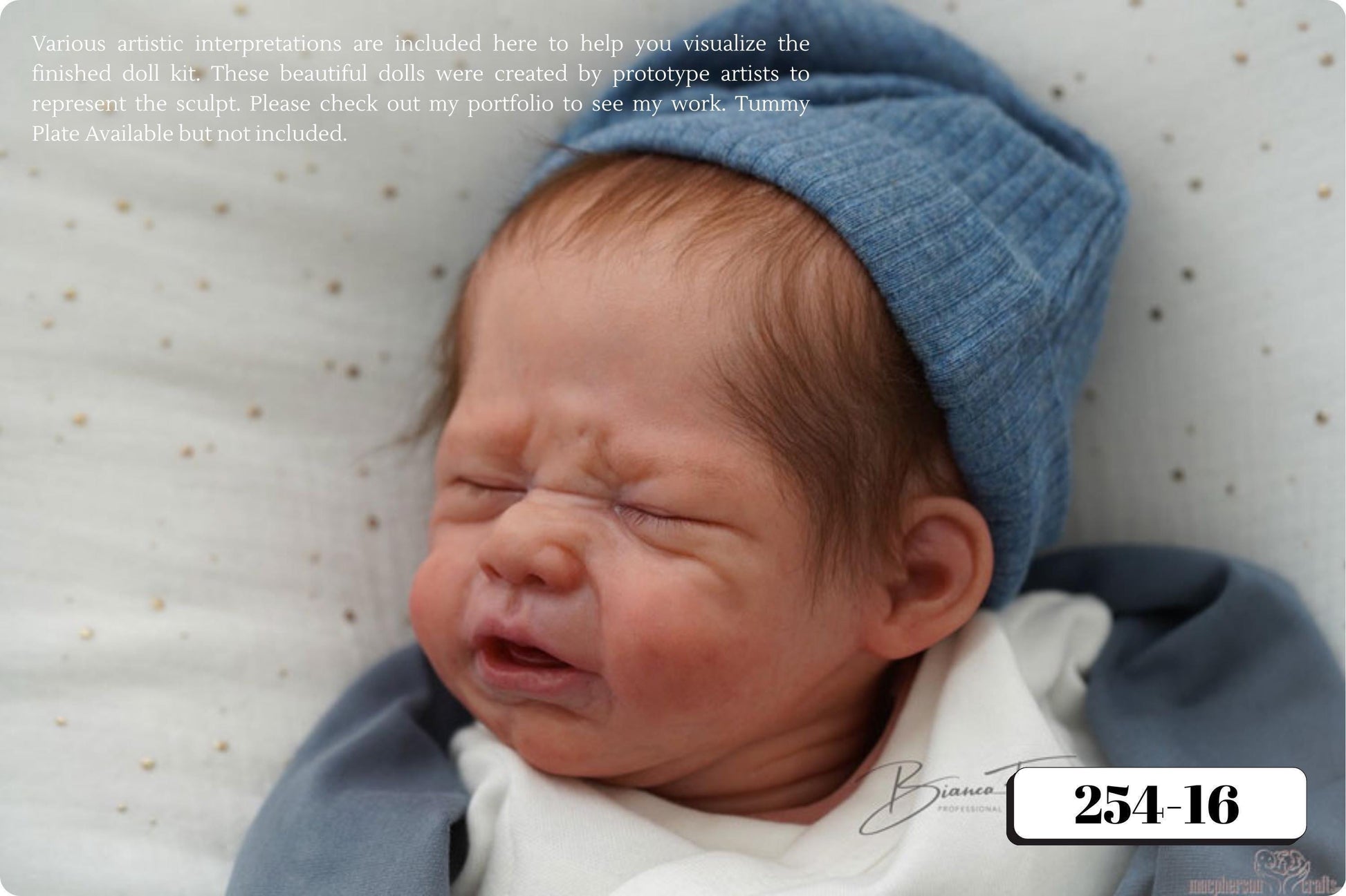 Reborn Baby Rudy by Severine Piret (19"+ Full Limbs)