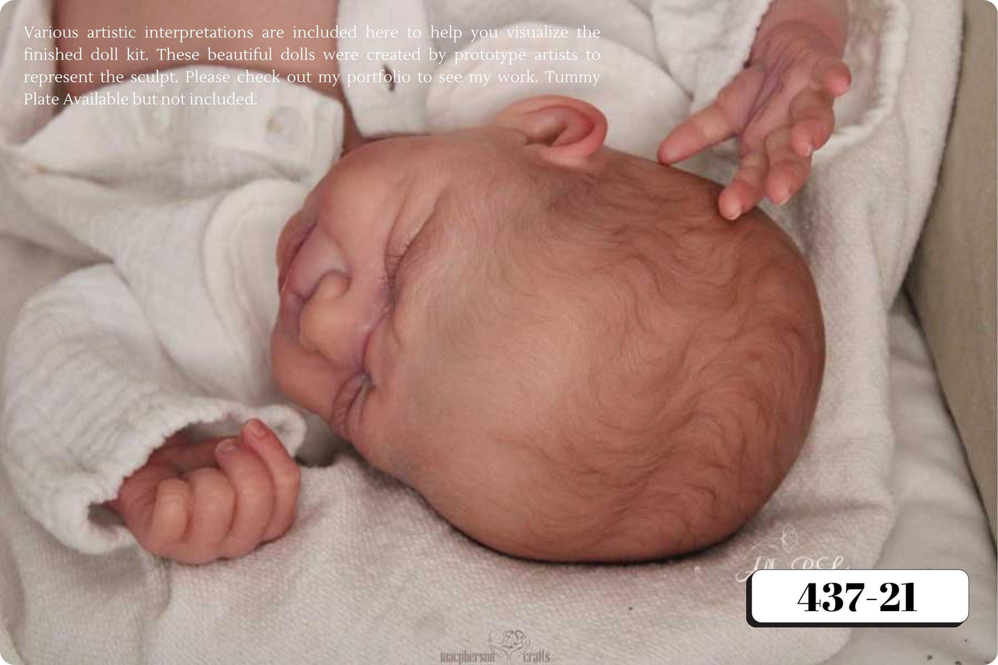 Reborn Baby Rudy by Severine Piret (19"+ Full Limbs)