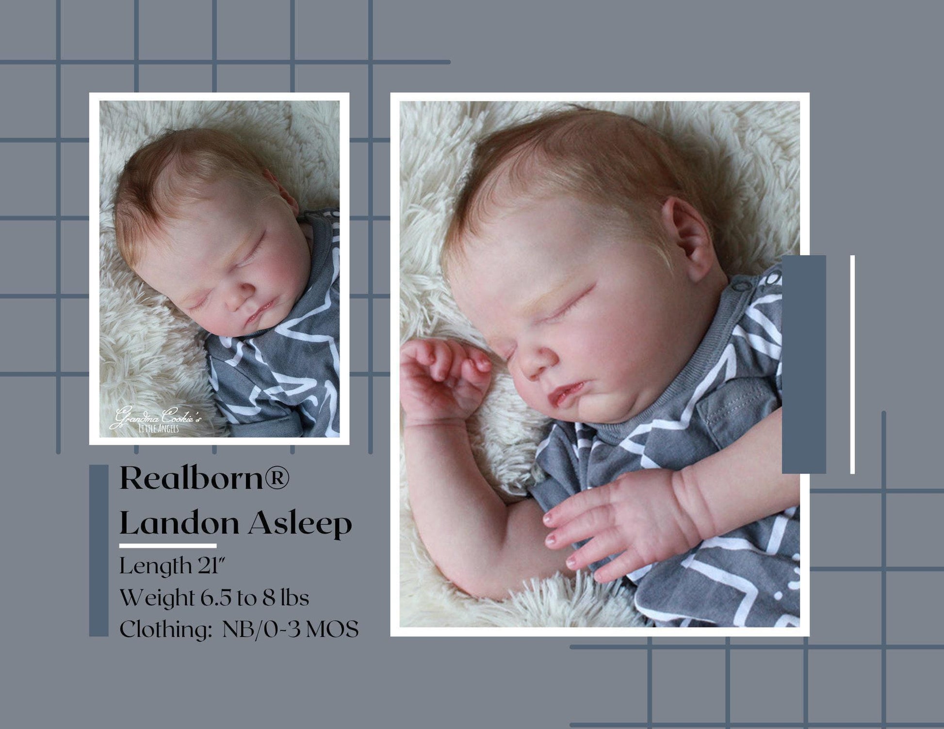 Realborn® Landon Asleep (21"+Full Limbs)