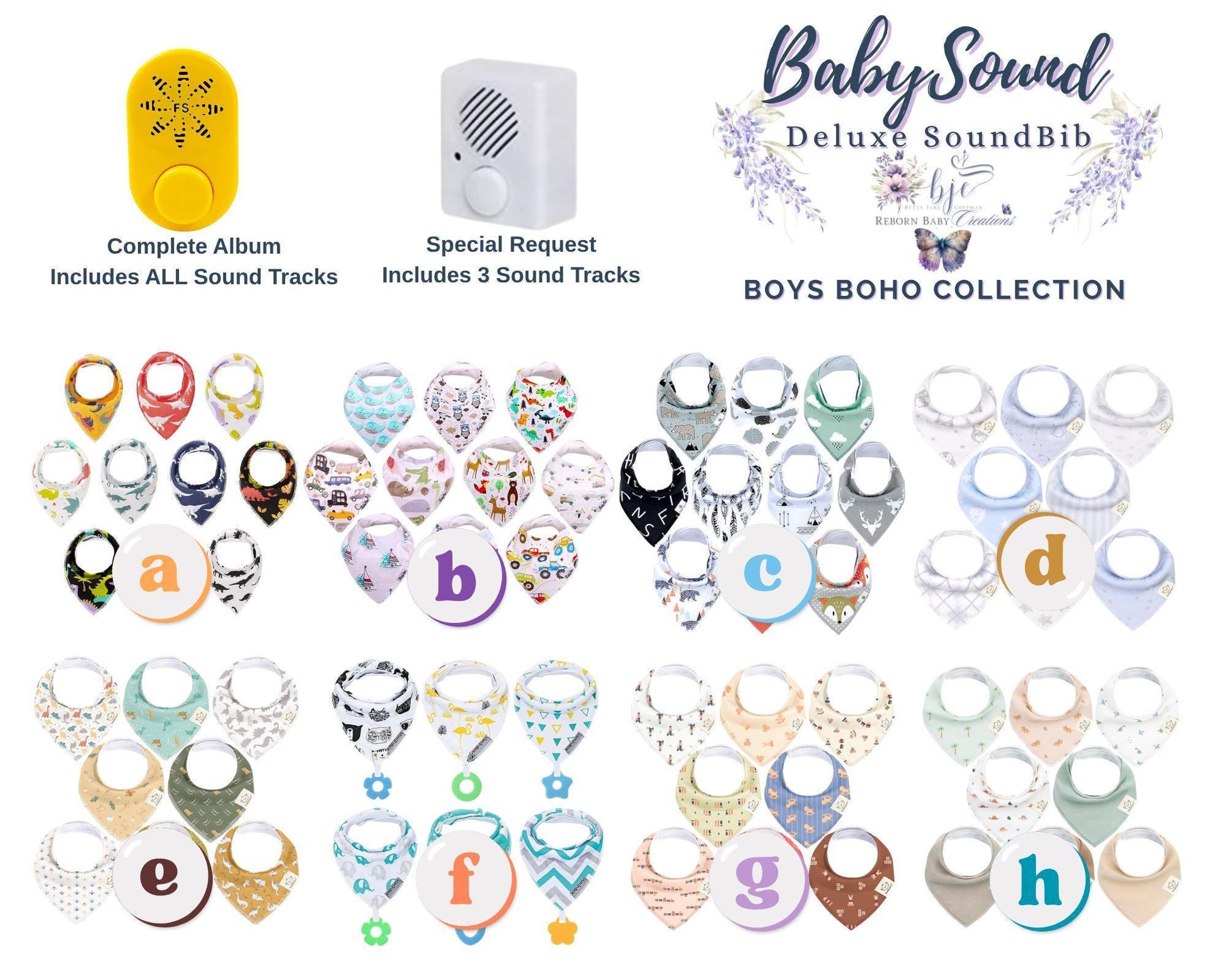 BabySound Bib: Real Baby Sounds In A Sweet Bib! Fun For Interactive Play. Doll Not Included.