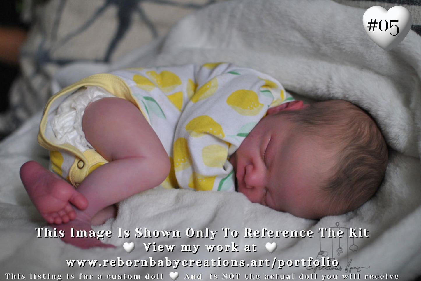 Hyper-Realistic Reborn Baby Doll: Charlotte by Laura Lee Eagles (18" Full Limbs)