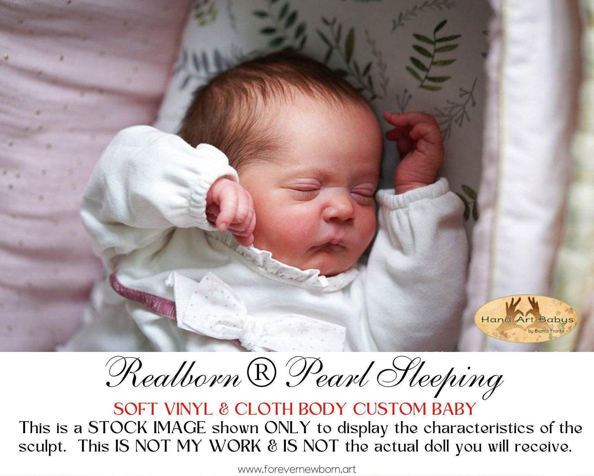 Temporary Out Of Stock **Realborn® Pearl Asleep (18"+Full Limbs)
