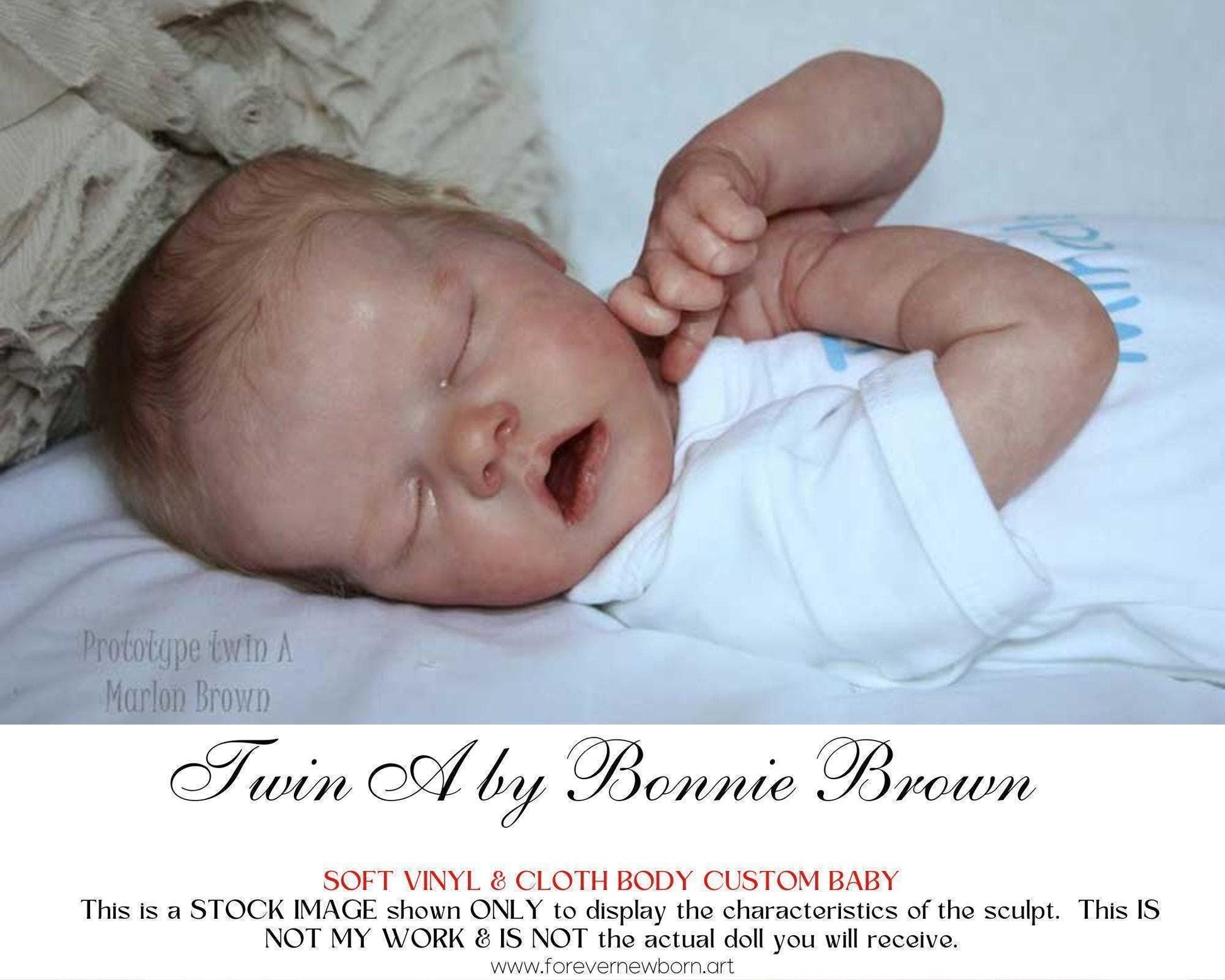 Twin A by Bonnie Brown (17"+3/4 Arms Full Legs)