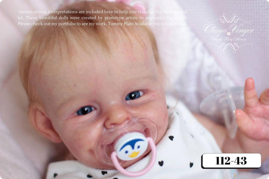 Reborn Doll Girl or Boy, LE Shaya by Bonnie Sieben (21" Full Limbs)