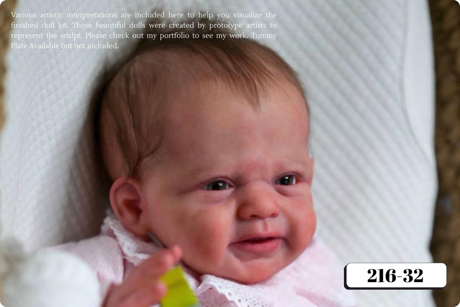 Reborn Baby Rinzin by Severine Piret (19"+ Full Limbs)
