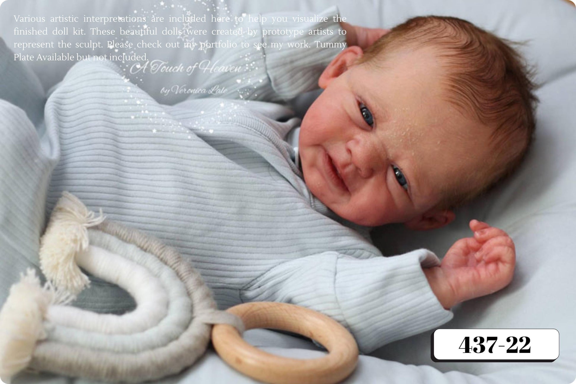 Reborn Baby Rinzin by Severine Piret (19"+ Full Limbs)