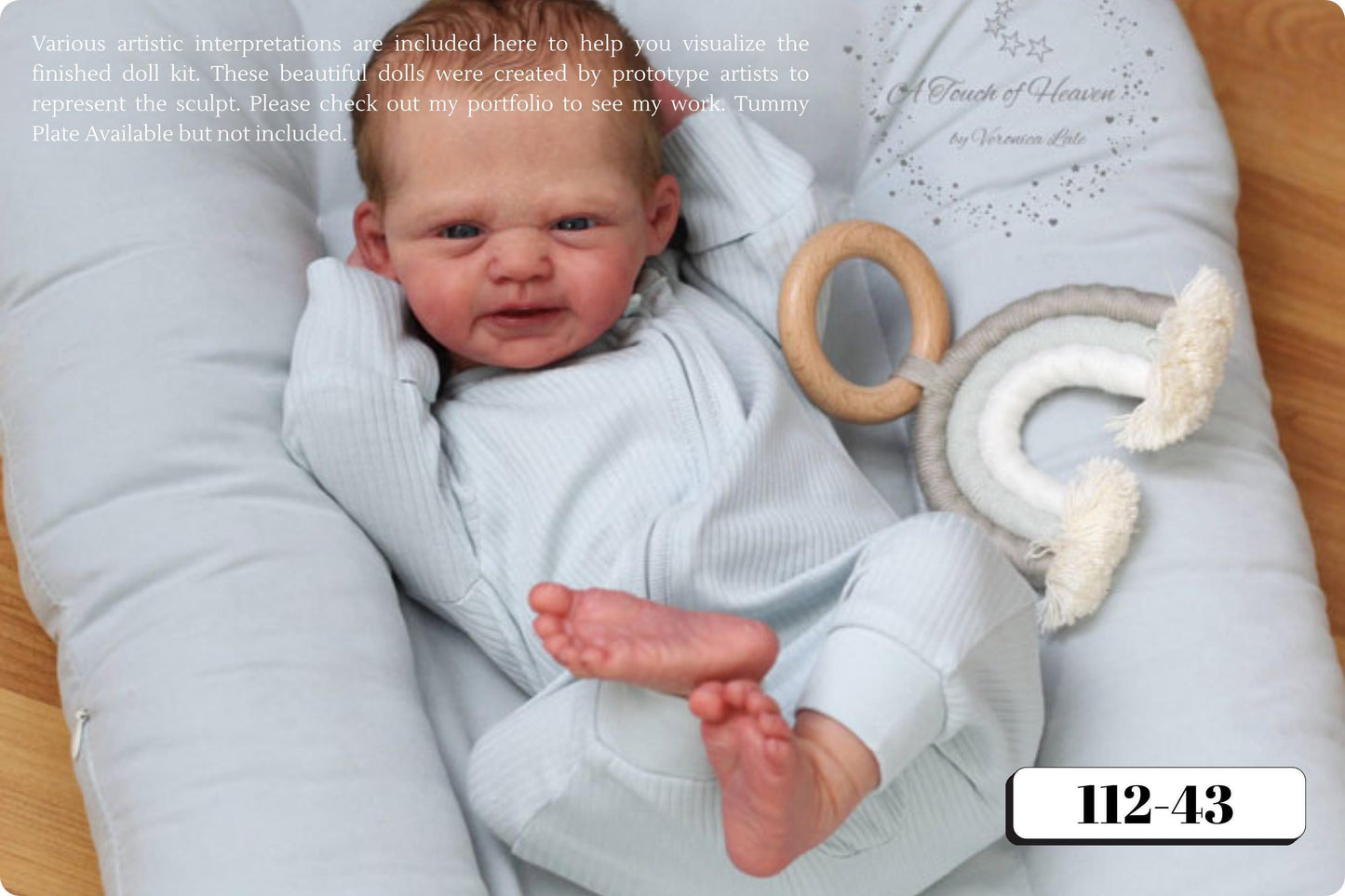 Reborn Baby Rinzin by Severine Piret (19"+ Full Limbs)