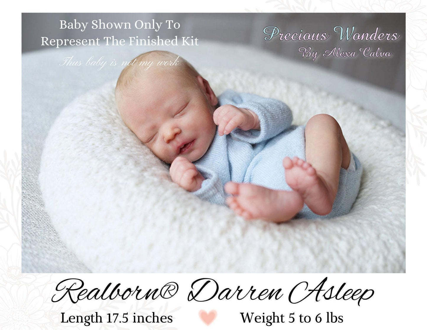 Realborn® Darren Asleep (19"+Full Limbs)