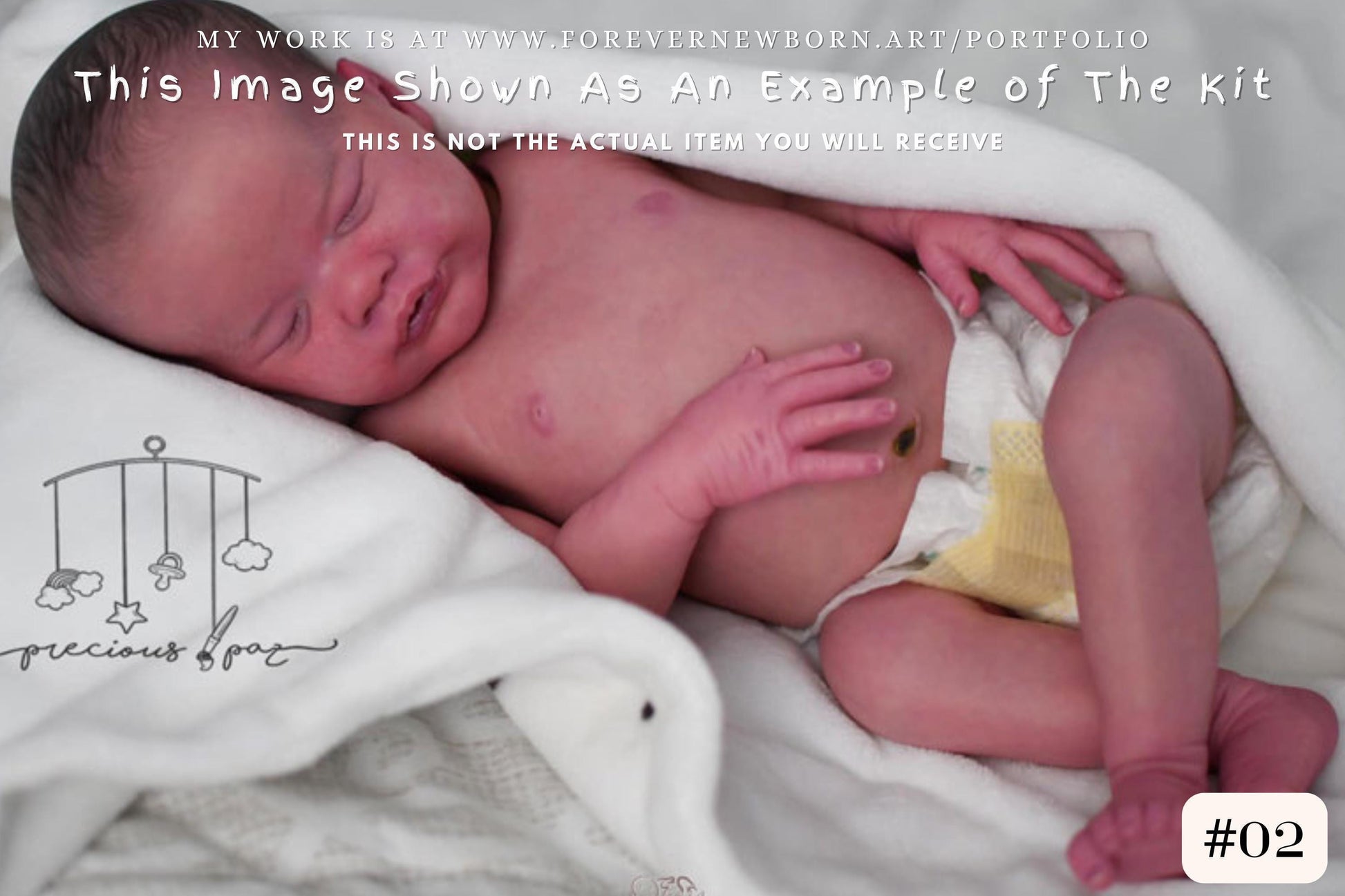 Primrose asleep by Laura Lee Eagles (18"+Full Limbs)
