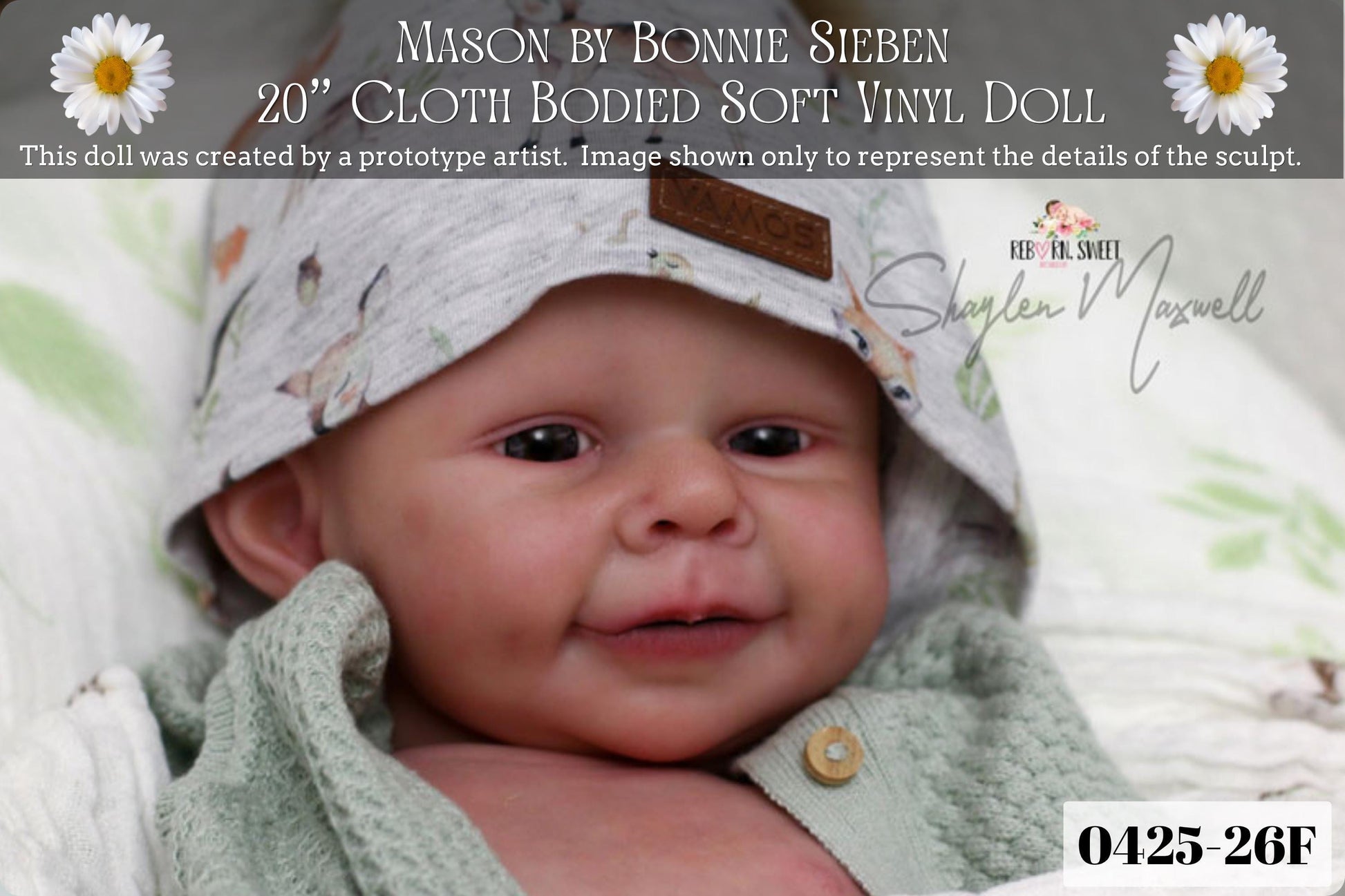 Mason by Bonnie Sieben (20"+Full Limbs)