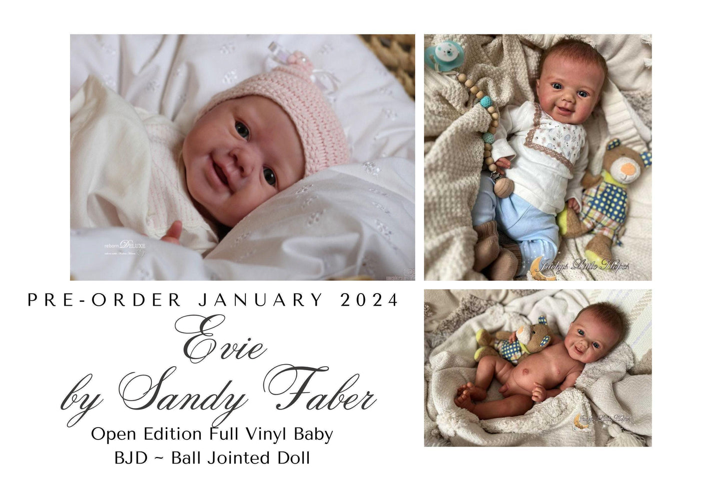 Evie By Sandy Faber 20" ~ BJD Ball Jointed Doll