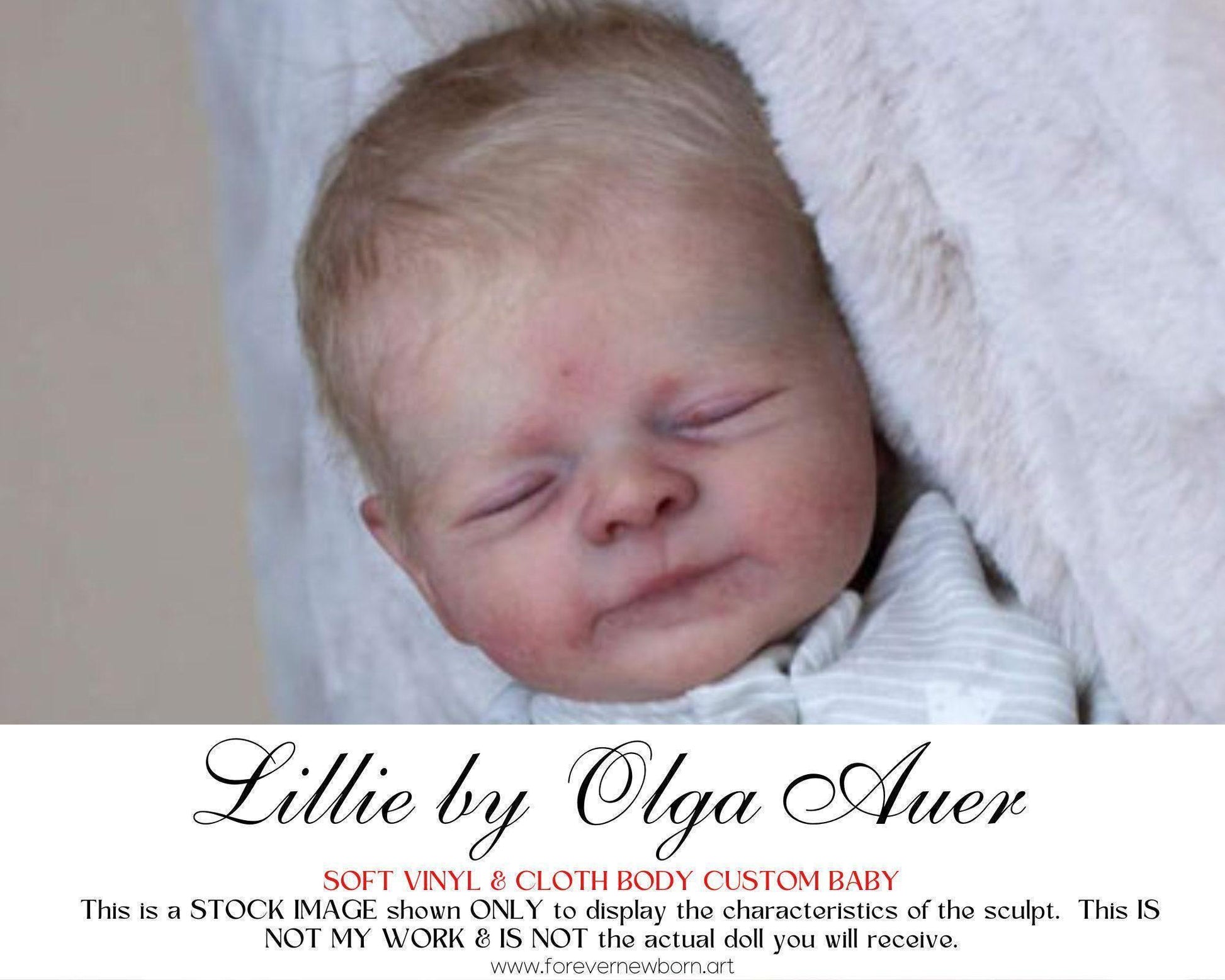 LE Reborn BaBy Lillie by Olga Auer (19" + Full Limbs)