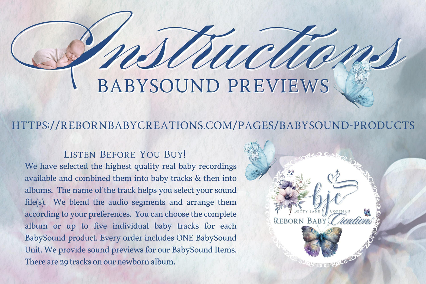 DELUXE BabySound Gift Set ~ 5 Items