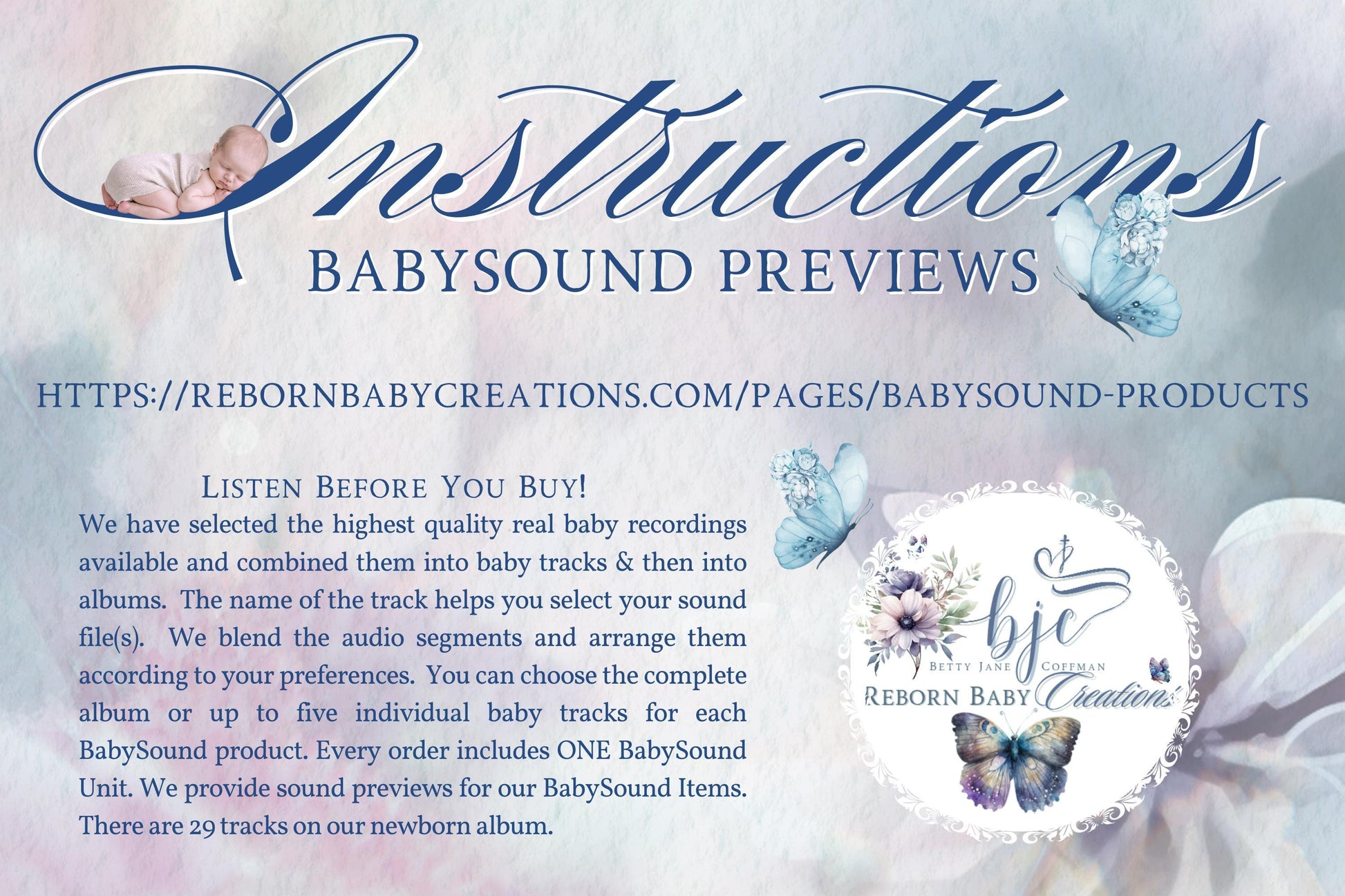 DELUXE BabySound Gift Set ~ 5 Items