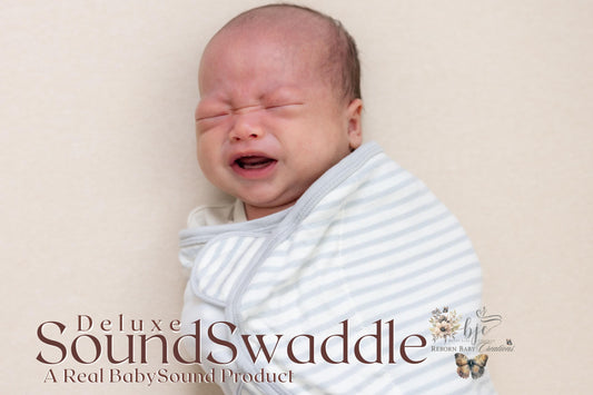 BabySound Swaddle Real Baby Hi-Def Sound ***This is NOT a DOLL!