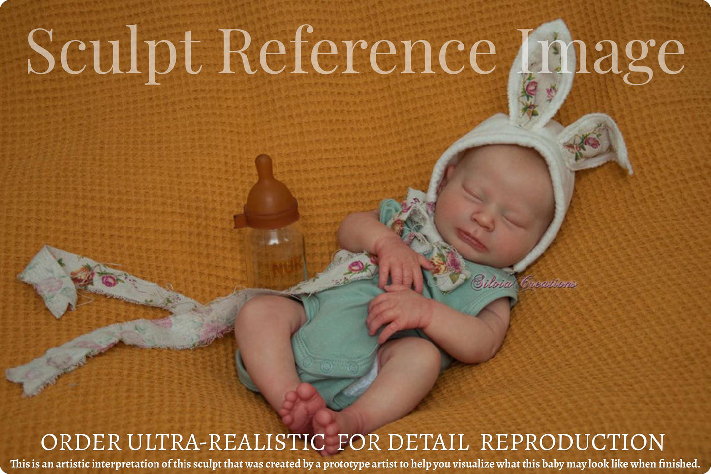 Realborn® Newborn Sage Sleeping (18."+ Full Limbs)