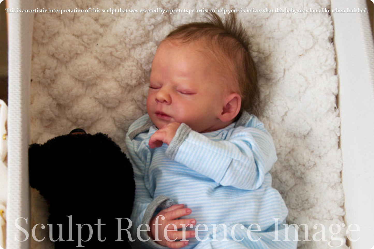 Realborn® Newborn Sage Sleeping (18."+ Full Limbs)