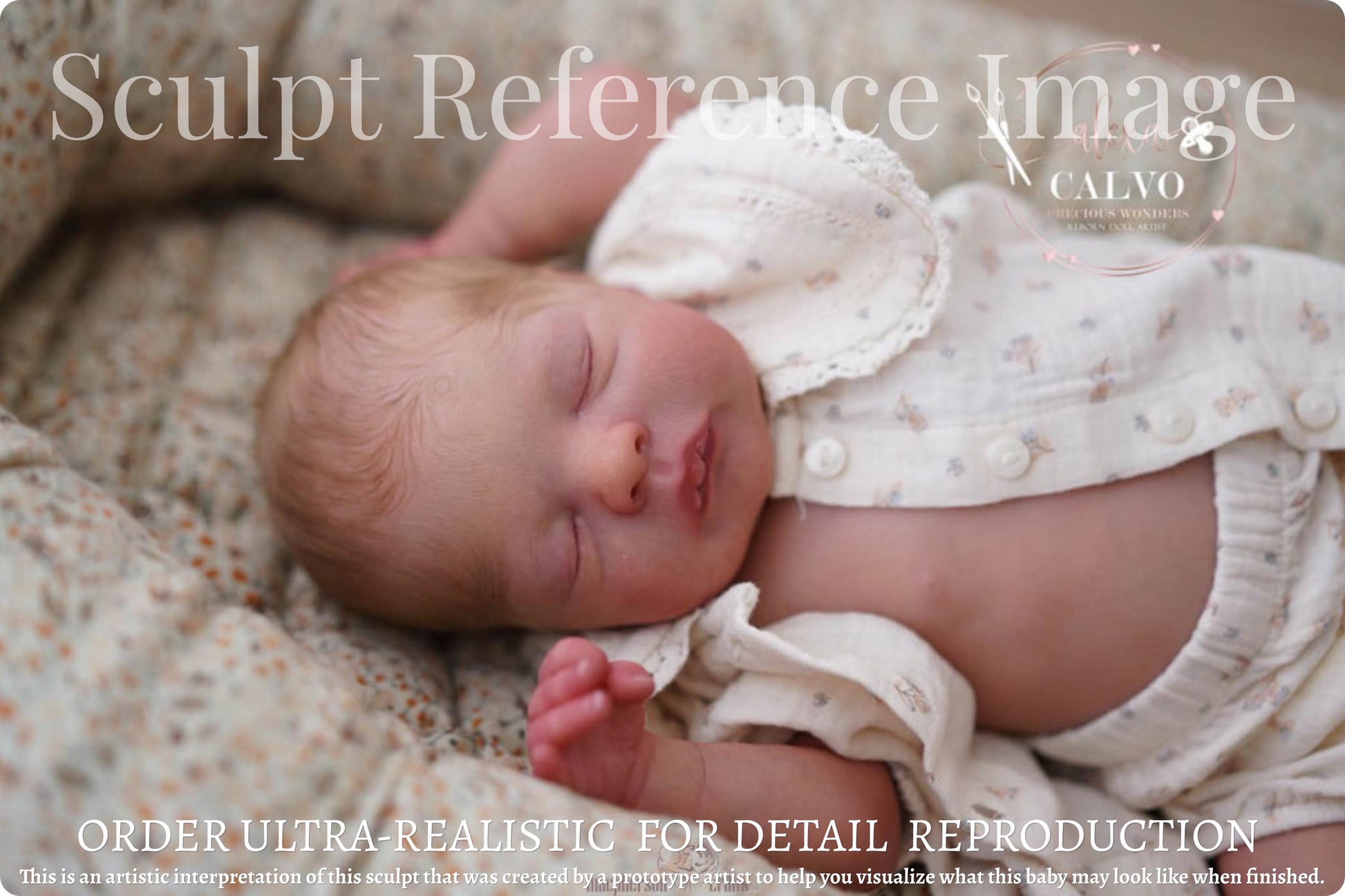 NEW!! Reborn Baby Louelle by Sabine Altenkirch (20"+ Full Limbs)