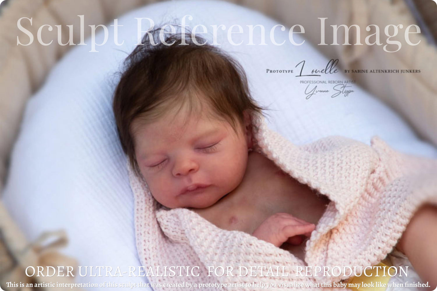 NEW!! Reborn Baby Louelle by Sabine Altenkirch (20"+ Full Limbs)