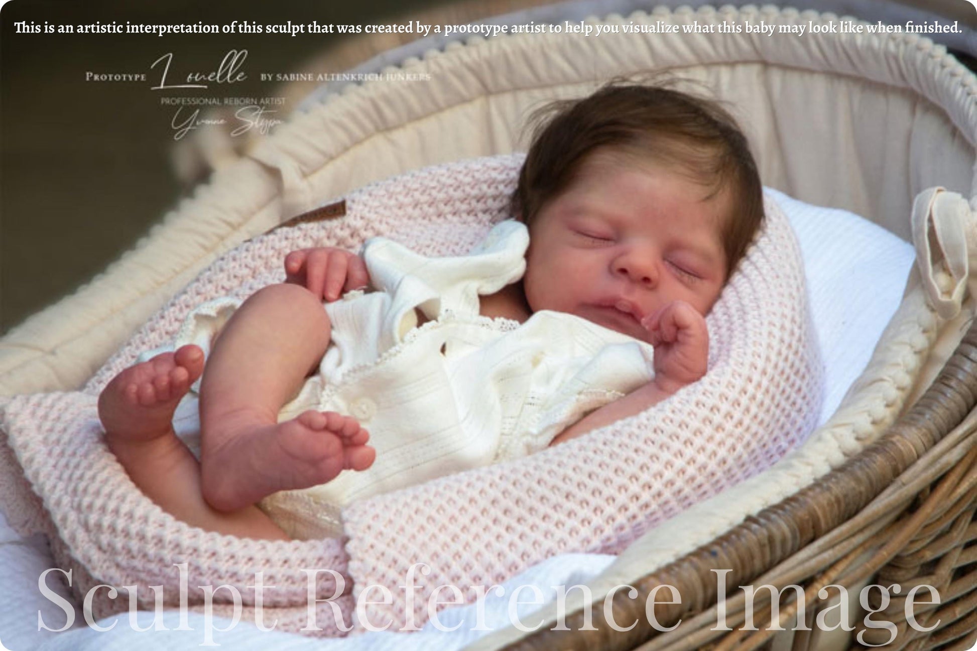 NEW!! Reborn Baby Louelle by Sabine Altenkirch (20"+ Full Limbs)